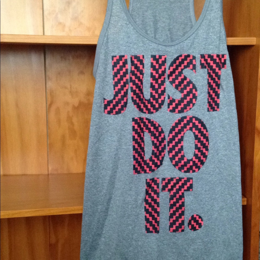 Nike Dri-Fit "Just Do It" racerback tank